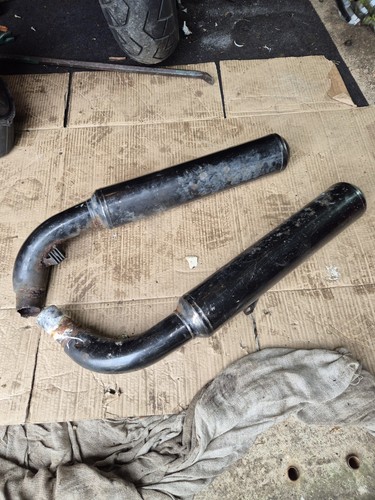 Honda st1100 exhaust tailpipes - honda,