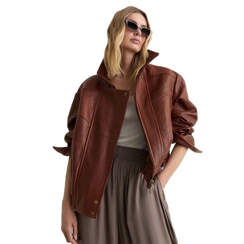 Women real leather jacket - women,