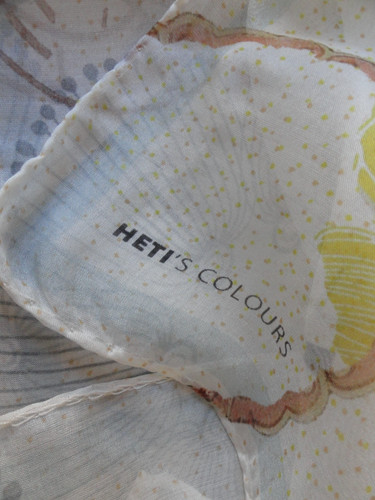 Heti colours silk scarf - colours,