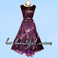 JOANNA HOPE JACQUARD FLORAL OCCASION PARTY DRESS SIZE 20