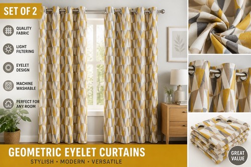 Pair geometric eyelet - pair,