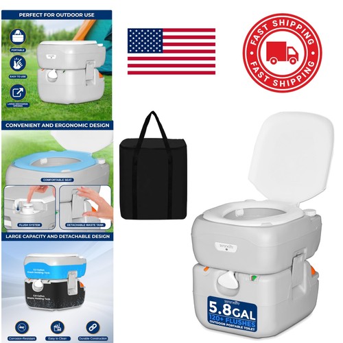 Compact portable toilet for - compact,