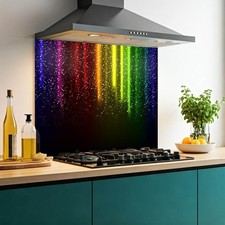 Printed glass kitchen - printed,