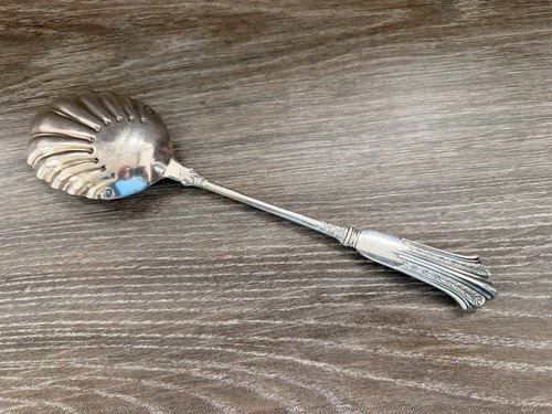 Silver plate ladle - plate, serving