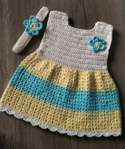 Handmade crochet dress - crochet, sets