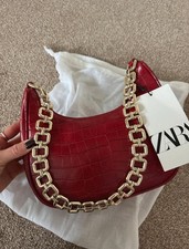 zara shoulder bag with chain