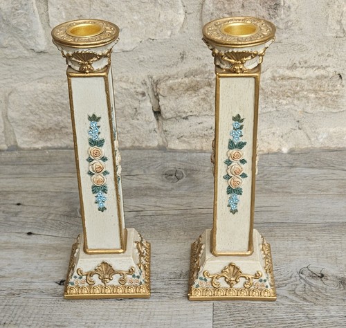 Ornate vintage pair - ornate,