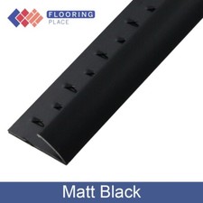 0.9m Matt Black Single Edge