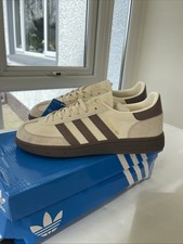 Adidas White And Brown Spezial