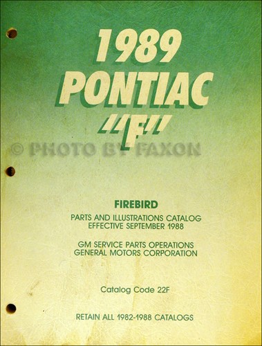 1989 only pontiac - pontiac, and