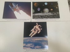 Three glossy A4 size NASA space photos - VVG - 2005