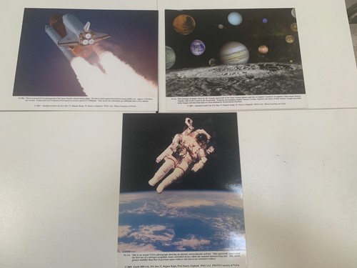Three glossy size - glossy, nasa