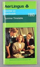 AER LINGUS AIRLINE TIMETABLE