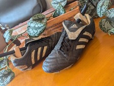 Retro Adidas Predator Pulse Mania Football Boots UK Size 12 Black Vintage Rare 