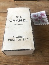 RARE. Vintage Chanel No5 Flacon Pour Le Sac. Infinitely Refillable. Boxed.