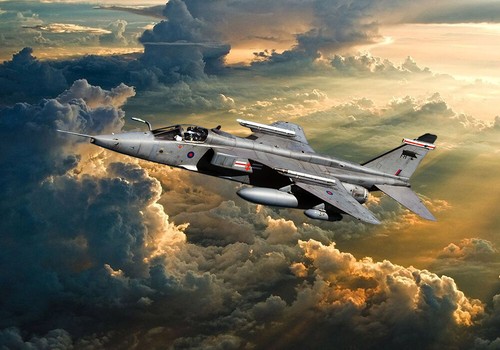 Raf sepecat jaguar canvas - ,
