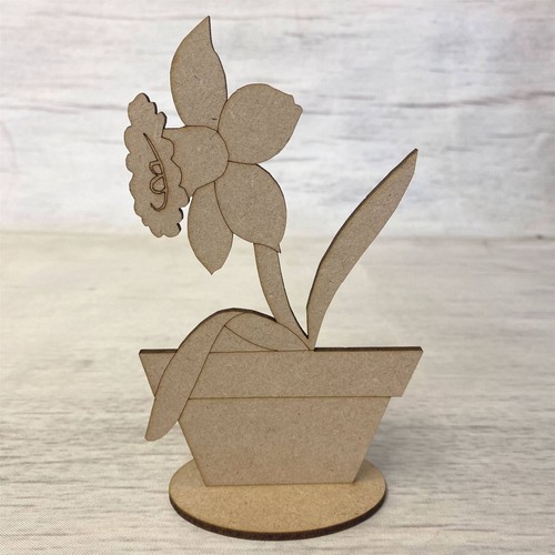 Daffodil pot with stand - daffodil,