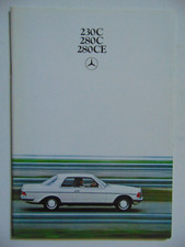 Original 1977 Mercedes Benz 230C, 280C, 280CE W123 Brochure - German Language