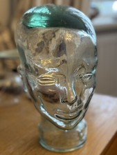 Vintage Glass Display Head