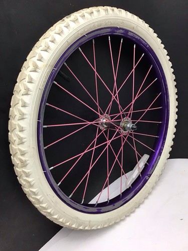Bicycle front purple wheel - 20",