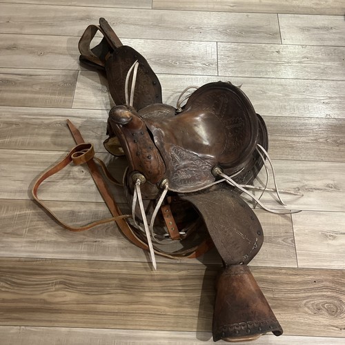 Vintage western leather youth - leather,