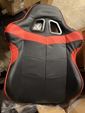 Gaming Chair, Adjustable, Black & Red (There are two small marks on the chair)