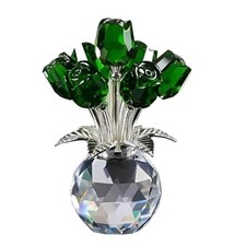 Crystal Rose Ornament -  3D