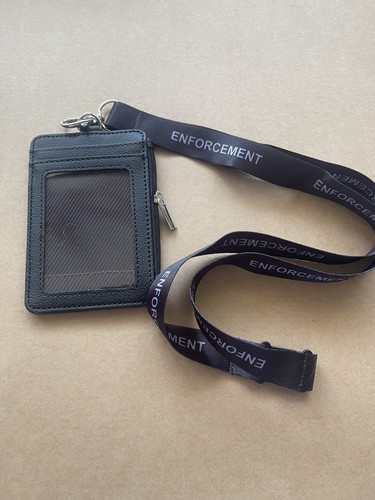 Enforcement printed lanyard - enforcement, &