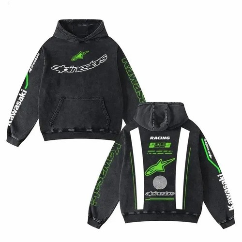 Kawasaki racing hoodie - kawasaki,