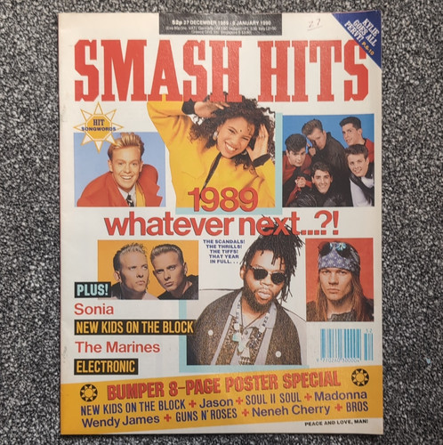 Smash hits issue dec 1989 - smash,