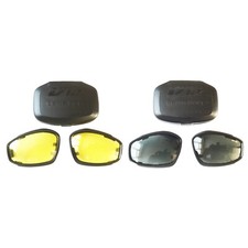 ESS V12 Goggles Advancer Replacement Spare Lenses Army Clear Yellow Black 
