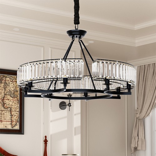 Crystal chandelier dining room - dining,