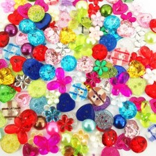Button Flat Back Craft Gems
