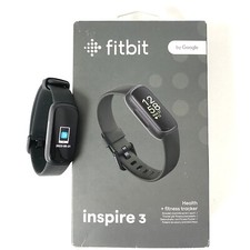 Fitbit Inspire 3 Fitness Tracker Black Heart Rate Sleep And Sports Monitor Gps 1