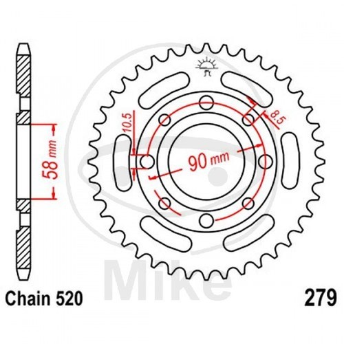 Crown teeth 520 black - crown,