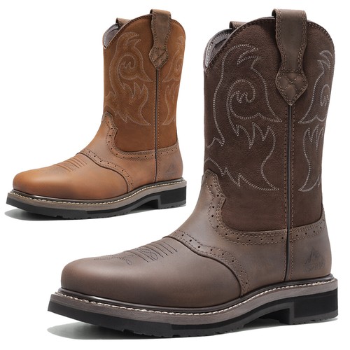 Men steel toe boots - boots, western