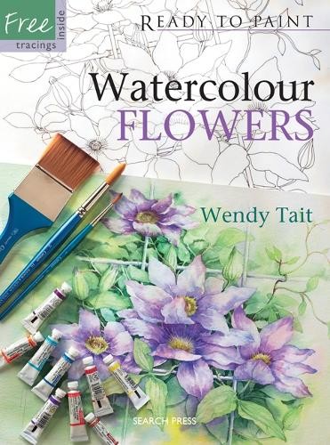 Watercolour flowers ready - watercolour, to