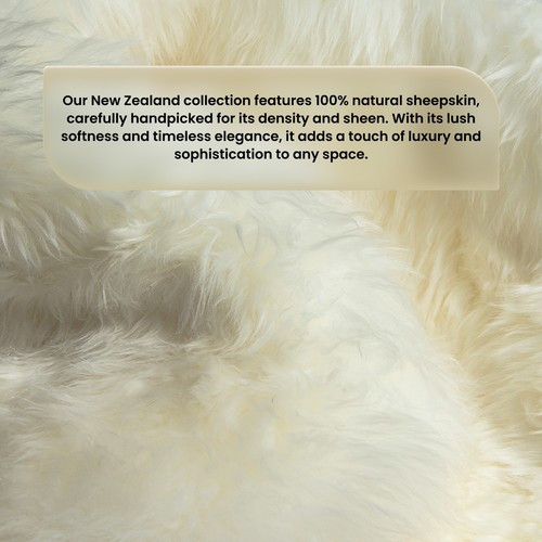 New zealand sheepskin octo rug - zealand,