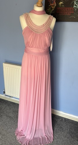 Bnwt size lace top - 10, dusky