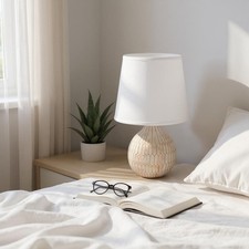 Rustic Ceramic Table Lamp with