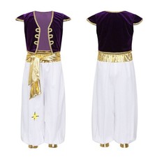 Aladdin Arabian Prince Cosplay Costumes Kids Boys Halloween Fancy Dresses🔥🔥🔥