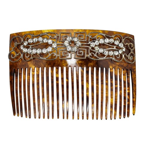 Vintage art deco faux tortoise - deco,