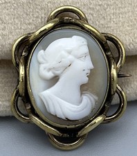 Antique Victorian Shell Cameo