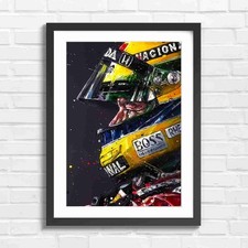 Motorsport Art Ayrton Senna