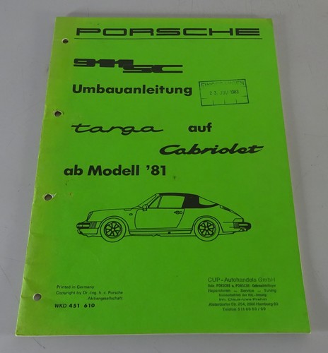 Workshop manual conversion - workshop, manual/conversion