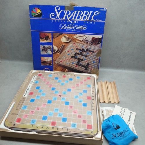 Scrabble deluxe 1987 - deluxe, turntable