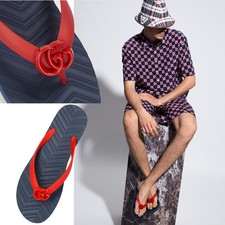 GUCCI SHOES MENS CHEVRON THONG