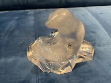 Lalique - Large Sea Lion on block of ice