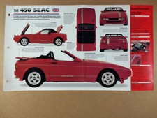 1991 TVR 450 SEAC specs photos 1998 info sheet