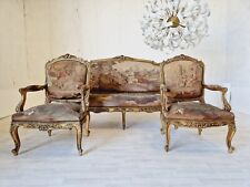Antique French Sofa And Chairs